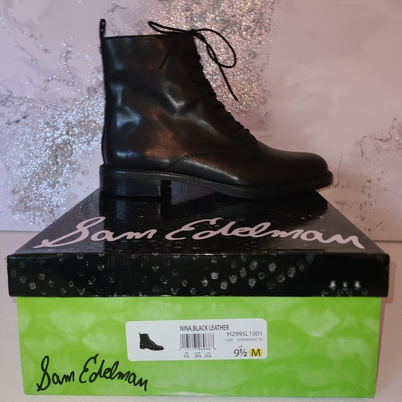 Sam Edelman black ankle boots